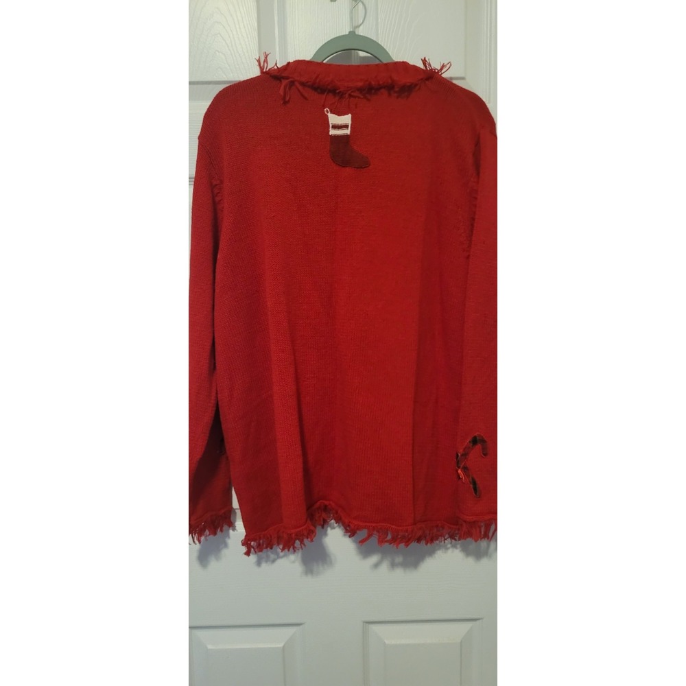 Vintage Extra Point By Reference Point  2x Holiday Sweater - Picture 6 of 12